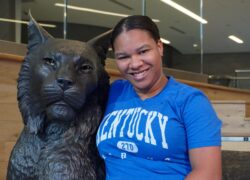 Brooklyn and the Wildcat at the UK student center
